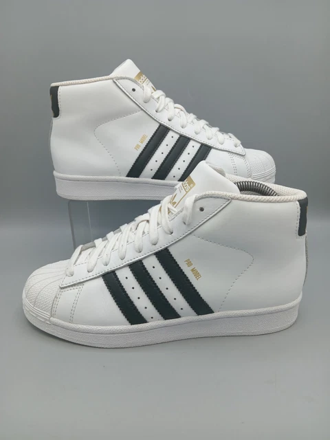 ADIDAS PRO MODEL Women s Casual Trainers White Leather UK 5 Superstar Shell Toe 34.99 PicClick UK