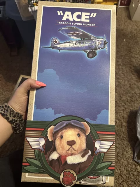 Vintage 1998 Texaco Bear "Ace - Texaco's Flying Pioneer Second Edition