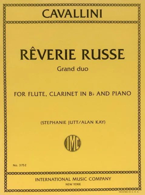 Reverie Russe Grand Duo Flute, Clarinet in Bb, Piano