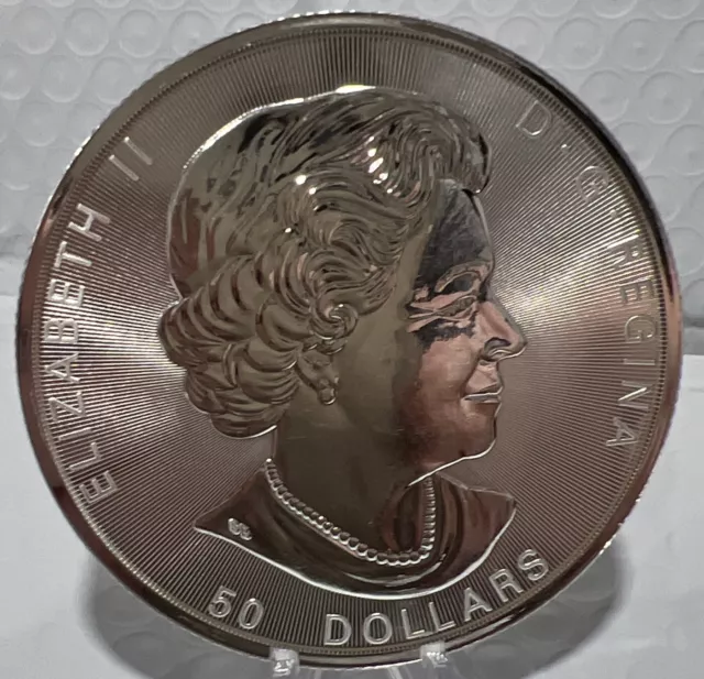 2018 Canada 50 Dollar Coin Ten Ounces Of Pure .999 Silver Nice Coin Investment