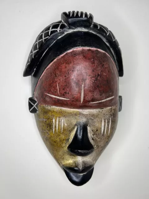 Yombe mask Congo drc zaire tribal art african old African 12" X 7"