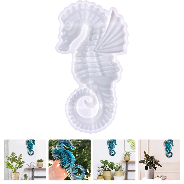 Molde de silicona epoxi para decoración de caballitos de mar molde epoxi lindo