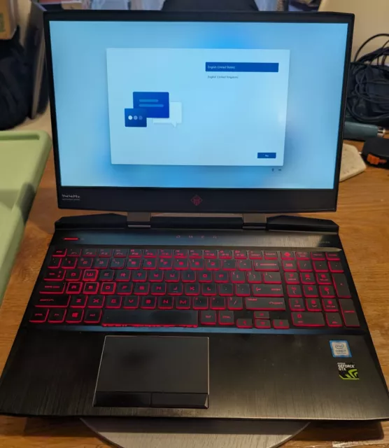 HP Omen Laptop i7-8750H 16gb RAM GTX 1070 256gb SSD 1tb HDD