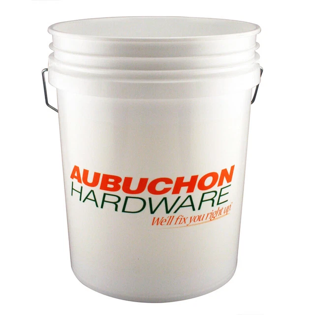 Leaktite 05GX0271120 White Plastic 5 gal. Capacity Paint Pail