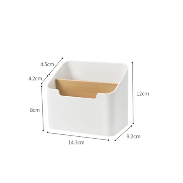 Caja de tejido práctico Suministros para sala de estar Caja de almacenamiento 2