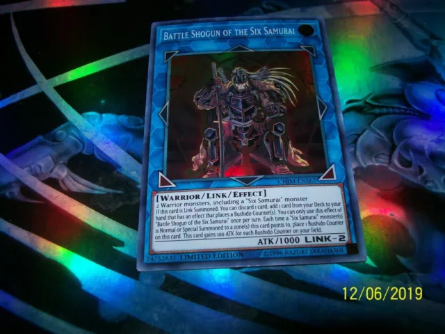 Yugioh Complete Six Samurai Deck! Battle Shogun Fuma + Sleeves + Bonus