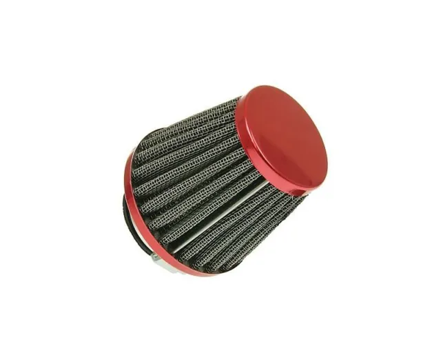 101_Octane Luftfilter Powerfilter 38mm rot für Roller Quad Scooter Powersports