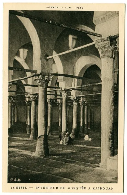 Postcard AA679 Tunisia - Mosque in KAIROUAN - Agenda 1927