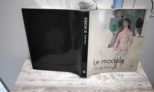Le modèle ou L'artiste séduit France Borel . Art Peinture nus.