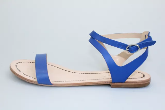 Scarpe donna MISS UNIQUE 37 EU sandali blu pelle DR477-37