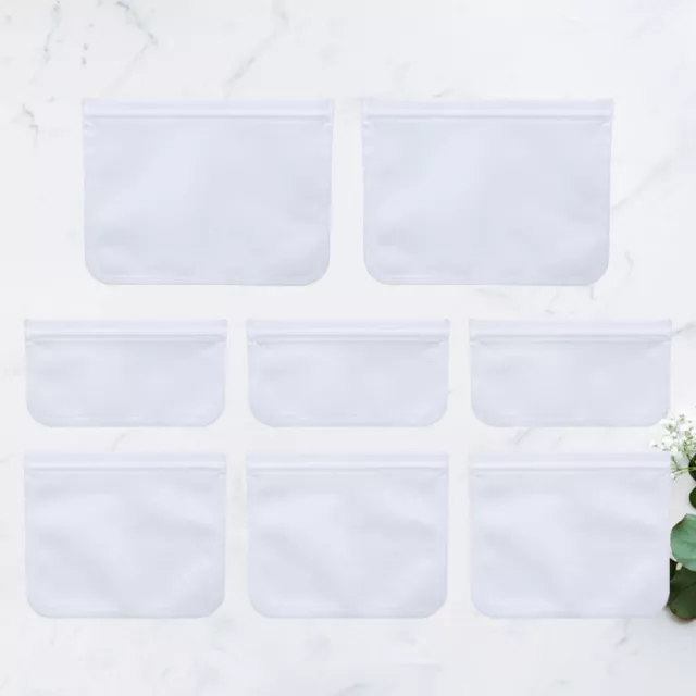 8 Pcs Reusable Food Fresh Refrigerator Bags Keeping Washable Premium Produce