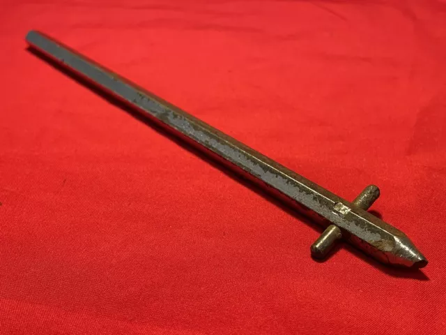 Vintage 1950s USA Rogers Bass Drum Spur Spike Hex 9”
