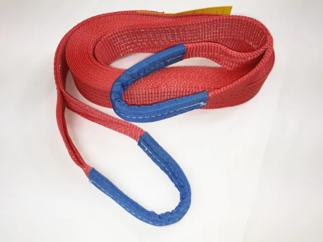 RECOVERY WINCH 4x4 TOWING/TOW STRAP 2M OFFROAD 5TON RED