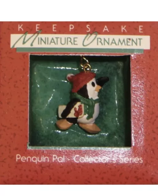 Penquin Pal 1988 Hallmark Keepsake Miniature Ornament MINI 1st Penguin VTG NEW