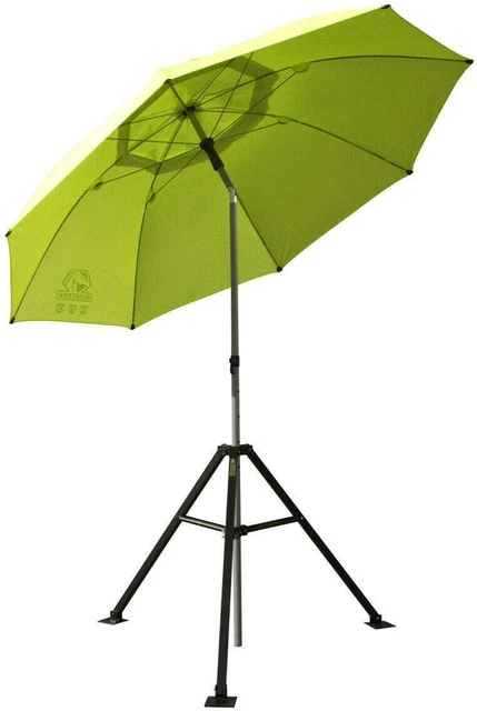 Ub-250-Yellow Ub-250 Black Stallion Flame Retardant Umbrella W/Stand