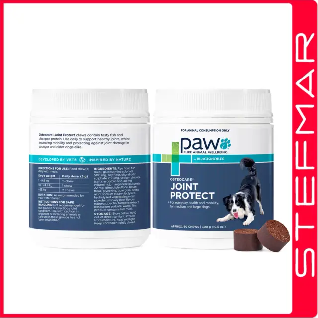 Paw Osteocare Joint Protect Chews 300g for Dogs