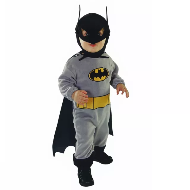 BATMAN KOSTÜM / Baby Kleinkinder Overall + Umhang + Maske / Karneval Fasching