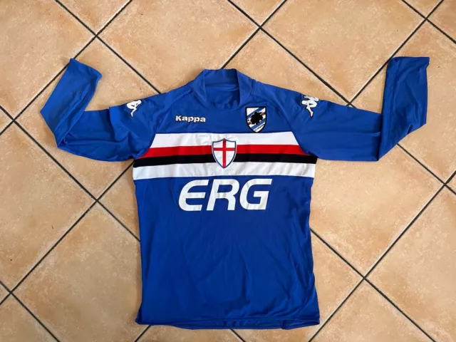 MAGLIA RARA SHIRT VINTAGE FOOTBALL CALCIO SAMPDORIA HOME Kappa ERG SAMP