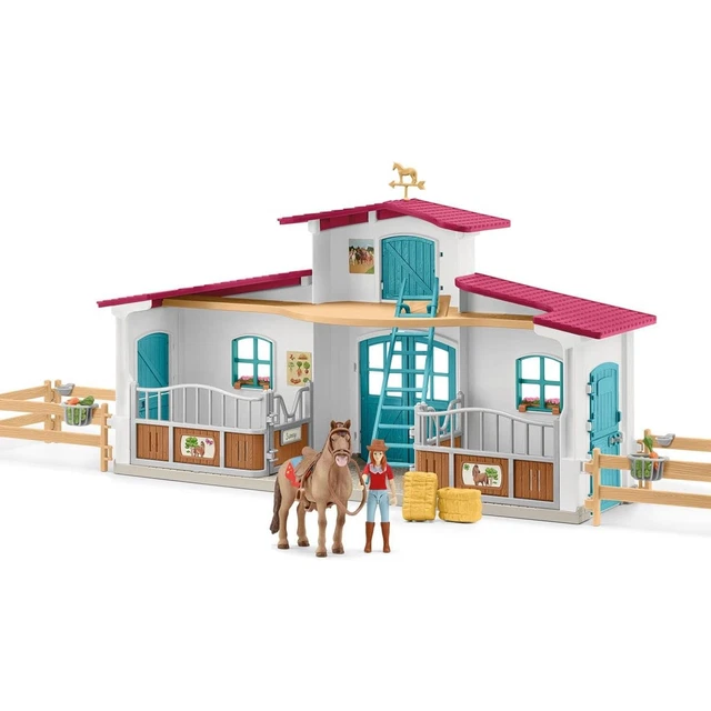 Schleich Sellerie Du Centre Équestre – 85 Pièces + Cheval Criollo + Figurine – Dès 5 Ans – Extension HORSE CLUB
