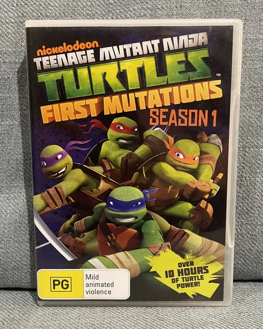 TEENAGE MUTANT NINJA Turtles First Mutations Season 1 DVD 4 Disc Set ...