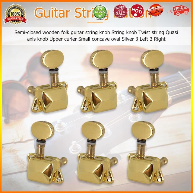Guitar String Button Tuner Vintage Guitar Strings Button Tuning Pegs Reusable