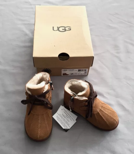 NEW UGG PAYTEN SUEDE CHESTNUT BROWN BOOTS / SHOES US 7 UK 6 EU 23.5 UGGpure