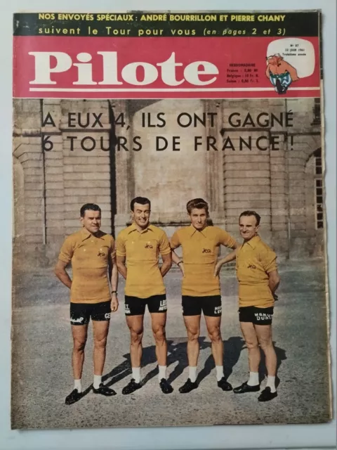 Pilote journal d'Asterix et Obélix n°87 du 23/06/1961; Le Tour de France