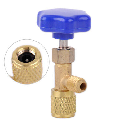 1/4 SAE Dispensing Valve Refrigerant Bottle Can Tap For R22 R134a R410A Gas