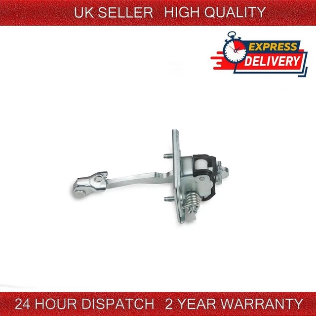 Front Door Check Strap Hinge Stopper For Peugeot 3008 & 5008 - LH/RH, OEM 9181Q2, Metal/Rubber Construction