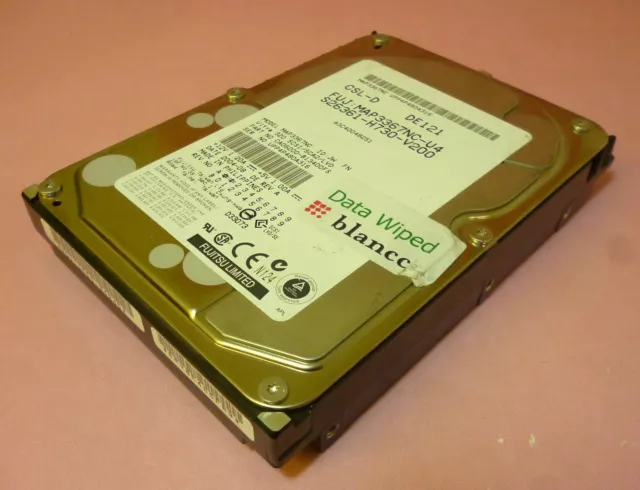 Fujitsu MAP3367NC-U4 S26361-H730-V200 CA06200-B13400FS 10K RPM 36GB 3.5" HDD