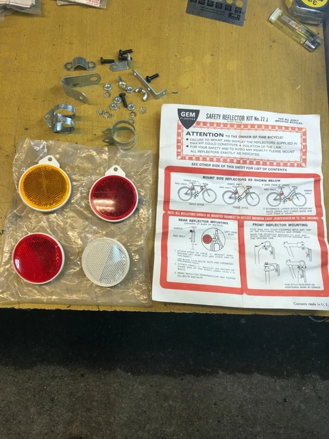 Catadioptre Reilux Rouge – Tracteur, Moto, Vélo – Oldtimer Vintage Allemand