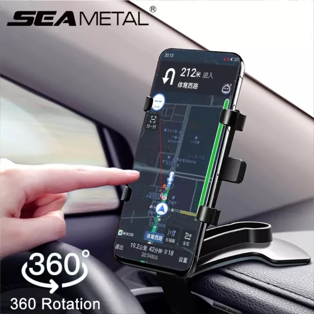 Spida Mount 360° Universal Cell Phone Car Dashboard Holder Stand Bracket Clip US