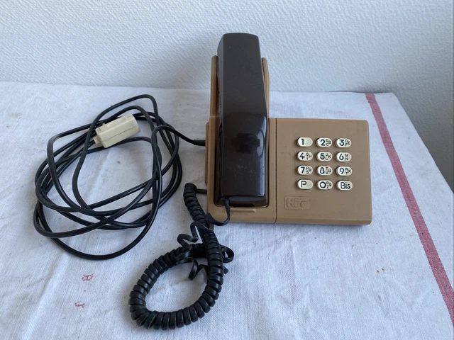 TÉLÉPHONE ROUGE LADY vintage HPF 1980 EUR 39,90 - FR