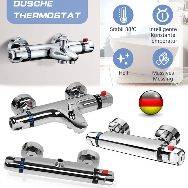 BRAUSETHERMOSTAT DUSCHARMATUR MISCHBATTERIE Aufputz Duschethermostat BRAUSETHERMOSTAT DUSCHARMATUR MISCHBATTERIE Aufputz Duschethermostat