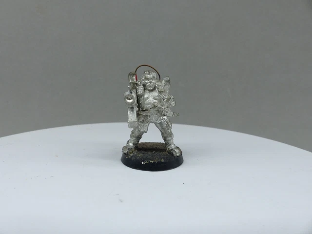 Figurine Warhammer 40k - Catachan Avec Autocanon (métal) - Astra Militarum, Pièce Démontée Non Peinte