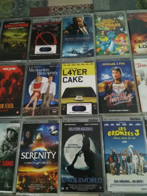 Gros Lot 21 films UMD Vidéo Sony PSP Neuf sous Blister. Idéal pour cadeaux. 2