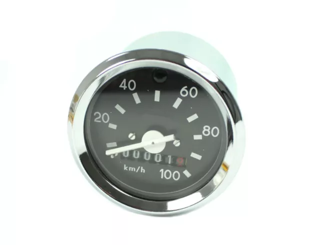 MMB Tachometer für Simson S51 S50 S53 S83 S60 S70 100 km/h Chrom Armatur Tacho