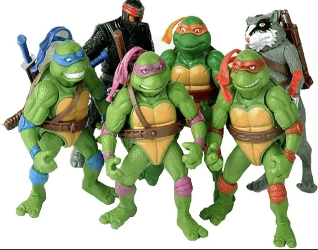 6Pcs Teenage Mutant Ninja Turtles TMNT Action Figures Collection Toys Set 4.13in