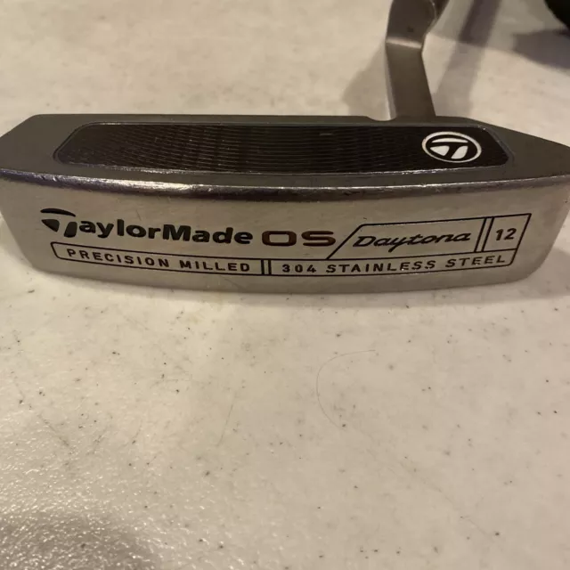 RH 35” Taylormade OS Daytona 12 Putter SuperStroke w/head cover Right Handed 2