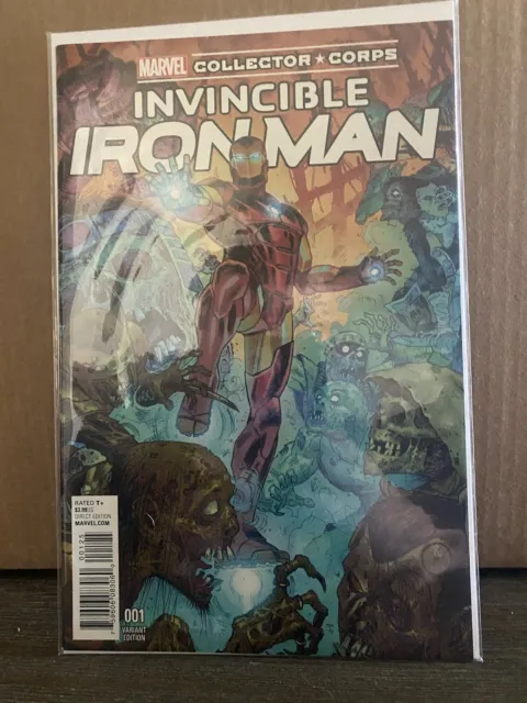 INVINCIBLE IRON MAN #001. MARVEL Collector Corps/Funko Exclusive Variant SEALED
