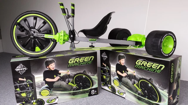 Huffy Green Machine Drift Trike | Stunts, Drifts & Spins | Action-Dreirad In Grün