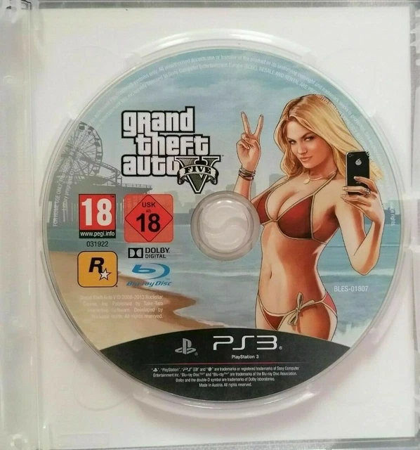 Gioco per Sony PlayStation 3 Ps3 GRAND THEFT AUTO GTA V 5 FIVE Italiano