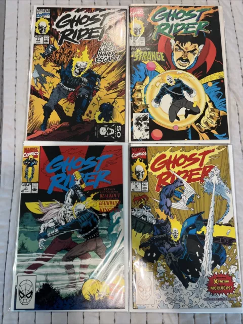 Ghost Rider (Vol 2) Lot Of 4 NM,#3, #9, #11, #12 Feat Dr. Strange