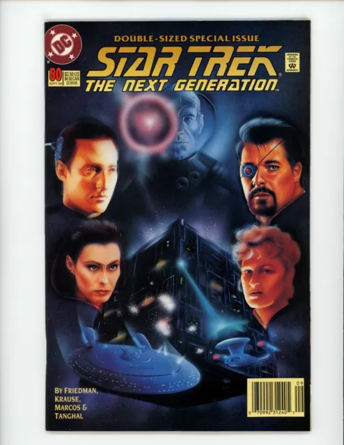 Star Trek The Next Generation #50 Comic Book 1993 VF+ DC Data Newsstand Comics