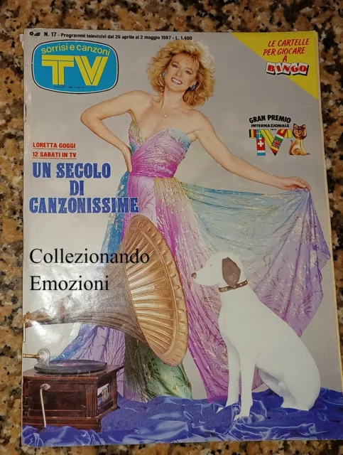 TV SORRISI E CANZONI N.17 1987-Goggi-Cecchetto-S.Messaggio-Ranieri-Basil-Ron