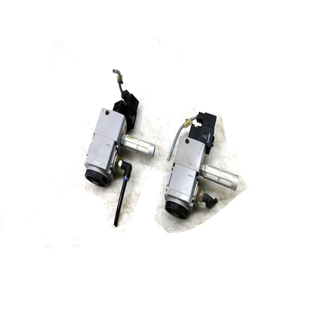 (Lot of 2)Festo HEM-M2-G1/2-10 Soft Start Pressure Valves w/Dump & Quick Exhaust