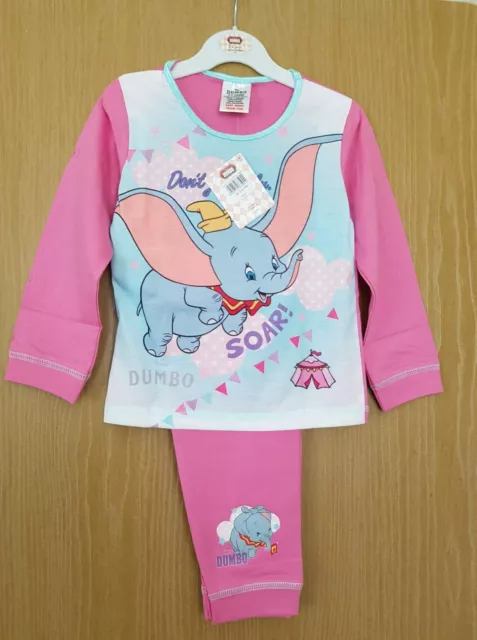 Very Pretty Kids Set pigiami Disney Dumbo. Nuovo di zecca con etichetta. Taglia 3/4 anni