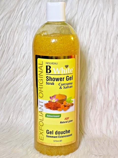 Gel Douche Exfoliant Blanchissant Curcuma Kojic Vita C - 970 Ml Neuf