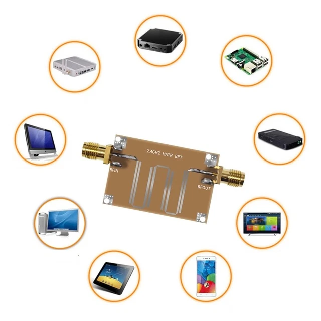 Improve Signal Quality with 2.4GHZ Microstrip Bandpass Filter Replace Accessory 2
