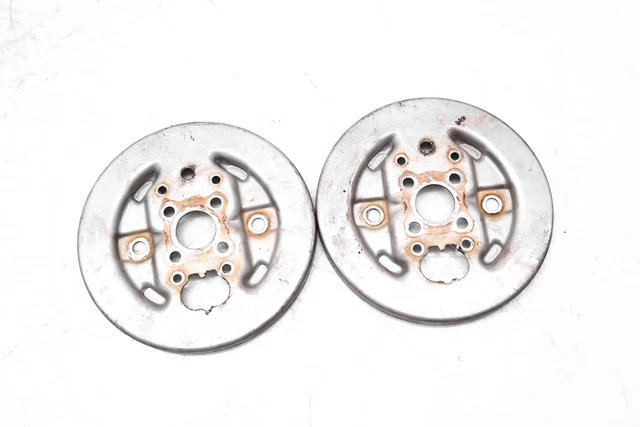 98 Honda Fourtrax 300 2x4 Front Brake Drum Housing Covers Left & Right TRX300